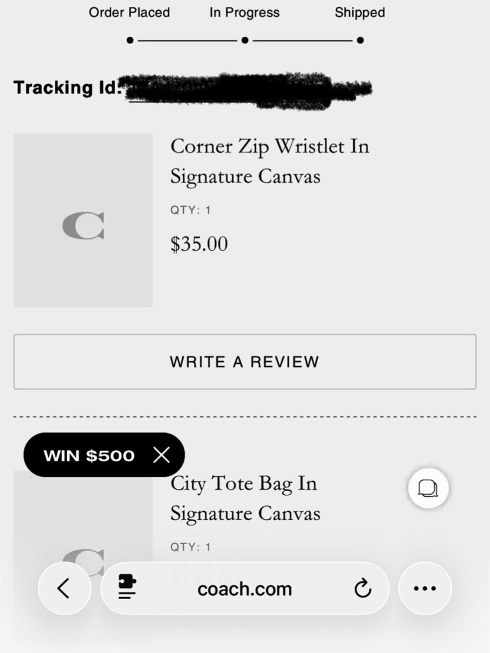 RESERVED - Coach Pink Signature Tote Bag with Coach Removable Insert - Picture 6 of 9